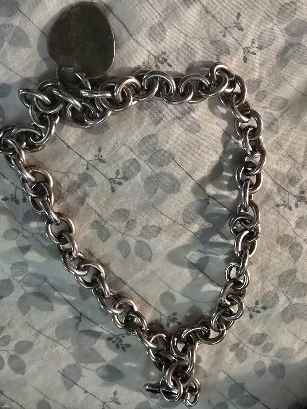 Tiffany & Co. Silver 16" Return To Tiffany Collection Vintage Toggle Necklace - Picture 4 of 16